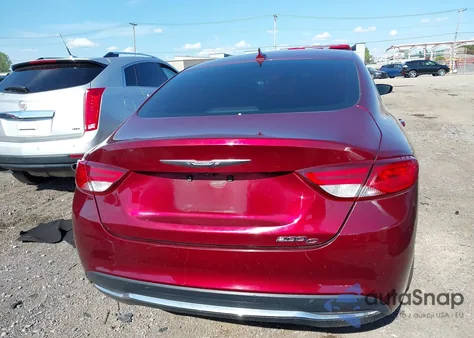 2015 Chrysler 200 C из США, поврежденный, VIN 1C3CCCCB3FN520731